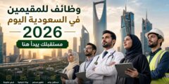 فرص وظائف للمقيمين في السعودية اليوم 2026: الدليل الشامل والعملي للنجاح في سوق العمل المتطور