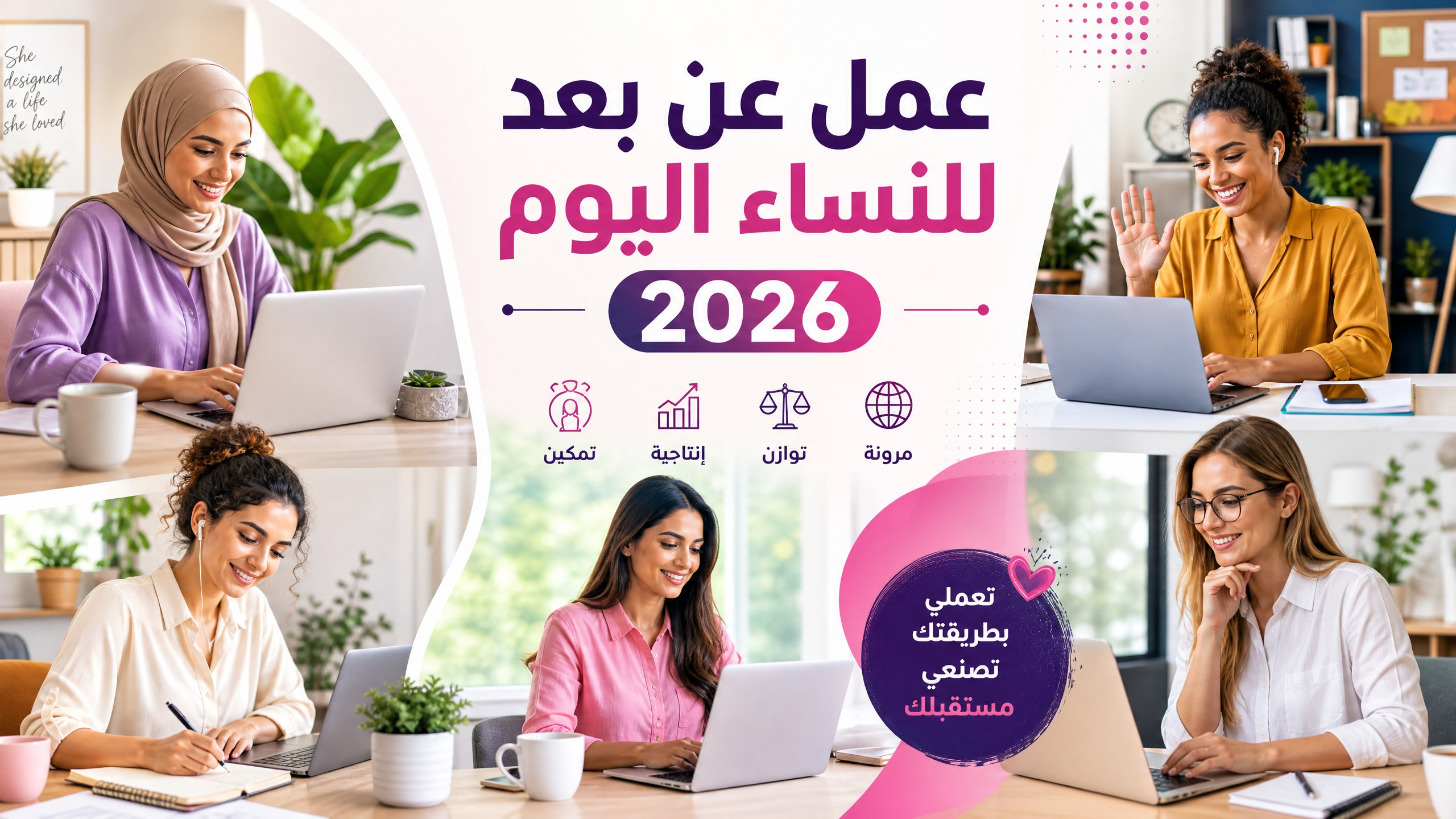 وظائف العمل عن بعد للنساء