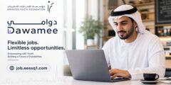 منصة دوامي من مؤسسة الإمارات للشباب: دليل شامل للتسجيل والبحث عن وظائف مرنة