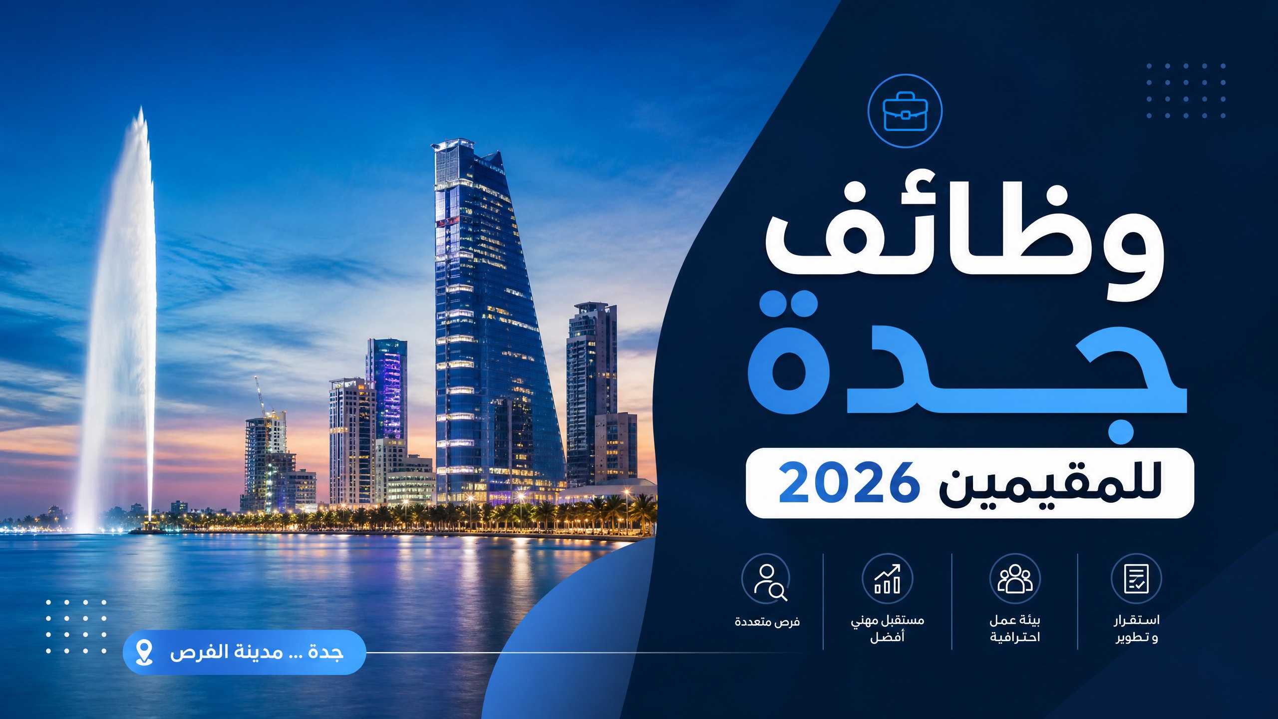 وظائف جدة للمقيمين 2026: دليل شامل للفرص والرواتب والشركات